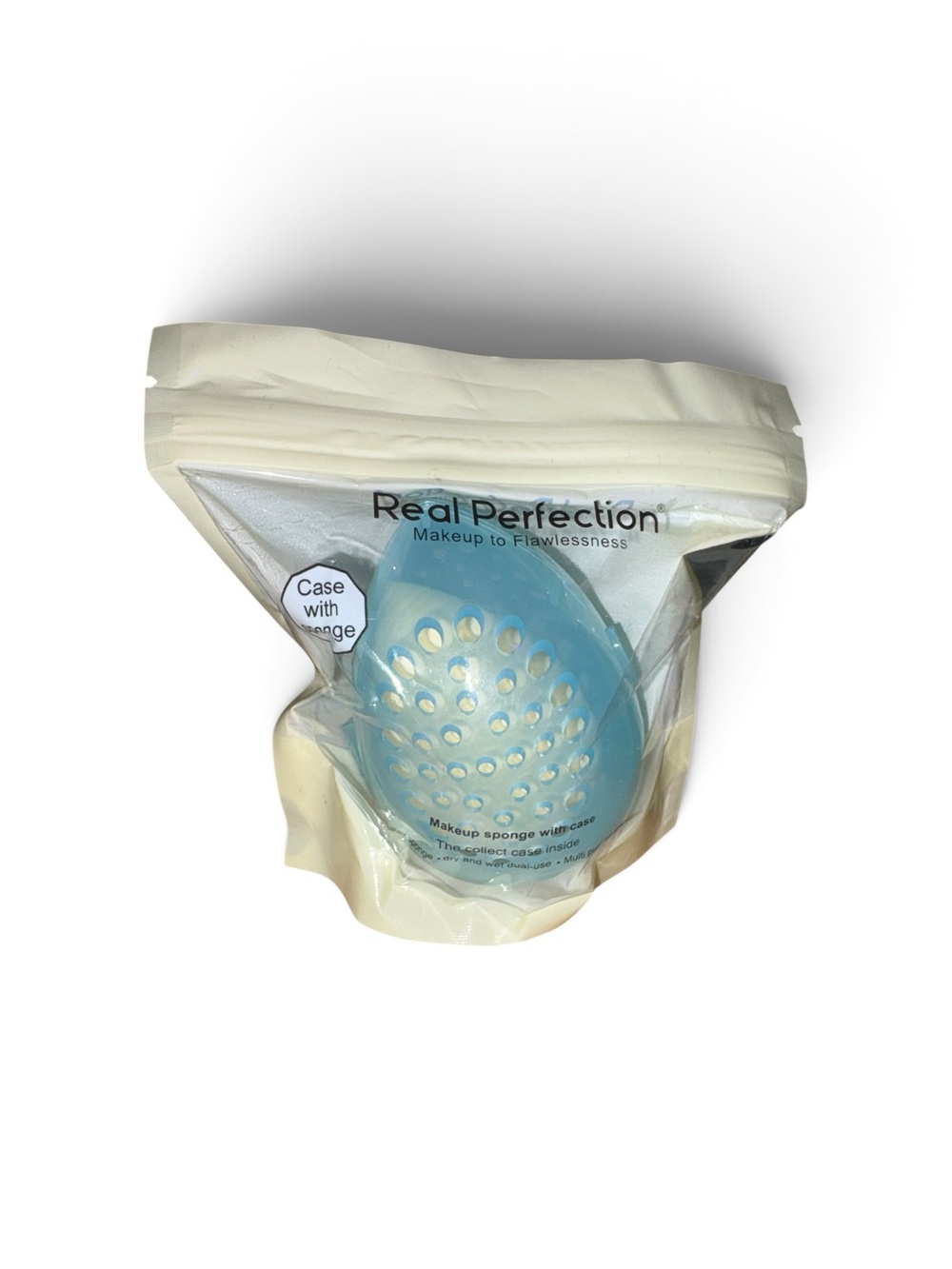 Perfection Blue Makeup Sponge with Ventilated Storage Case